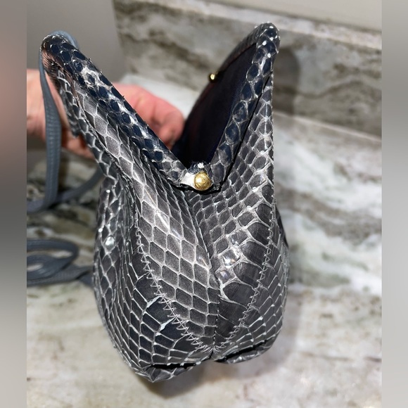 Vintage Ande Snakeskin Clutch Crossbody - Picture 2 of 12